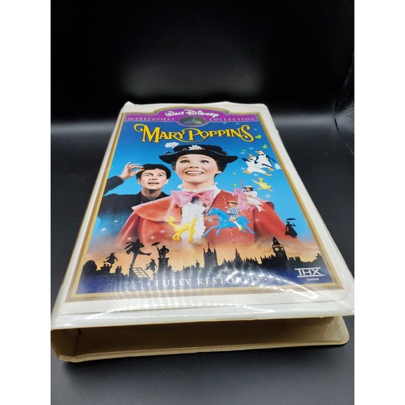 Mary Poppins VHS 1997 Clamshell Walt Disney Masterpiece Collection FullyRestored - Picture 3 of 5
